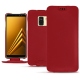 Samsung Galaxy A8 (2018) leather case - Rouge PU
