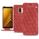 가죽 커버 Samsung Galaxy A8+ (2018) - Cerise vintage - Couture