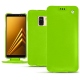 Custodia in pelle Samsung Galaxy A8+ (2018) - Vert fluo