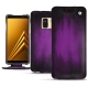 Capa em pele Samsung Galaxy A8+ (2018) - Violet Patine