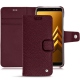 Custodia in pelle Samsung Galaxy A8 (2018) - Lie de vin ( Pantone 5115C ) 