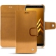 Custodia in pelle Samsung Galaxy A8 (2018) - Or Maïa ( Pantone 871C ) 