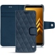 가죽 커버 Samsung Galaxy A8 (2018) - Jean vintage - Couture