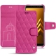 Samsung Galaxy A8 (2018) leather case - Rose BB - Couture