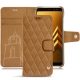 Housse cuir Samsung Galaxy A8 (2018) - Castan esparciate - Couture