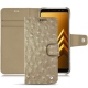 Custodia in pelle Samsung Galaxy A8 (2018) - Autruche desert