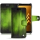 Samsung Galaxy A8 (2018) leather case - Vert Patine