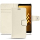 Funda de piel Samsung Galaxy A8 (2018) - Blanc PU