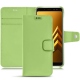 Custodia in pelle Samsung Galaxy A8 (2018) - Vert olive PU