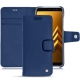 Housse cuir Samsung Galaxy A8 (2018) - Bleu frisson