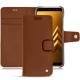 Custodia in pelle Samsung Galaxy A8+ (2018) - Marron ( Nappa - Pantone 1615C ) 