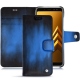 Custodia in pelle Samsung Galaxy A8+ (2018) - Bleu Patine