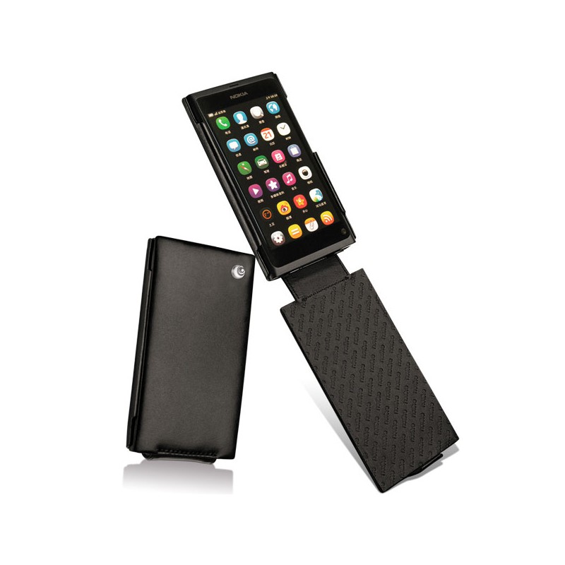 レザーケース Nokia N9-00  - Noir ( Nappa - Black ) 