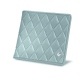 Porta carte e banconote - Bleu ciel - Couture ( Nappa - Pantone 277C ) 