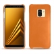 Lederschutzhülle Samsung Galaxy A8 (2018) - Orange ( Nappa - Pantone 1495U ) 