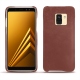 Lederschutzhülle Samsung Galaxy A8 (2018) - Passion vintage ( Glutton - Red ) 