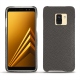 Coque cuir Samsung Galaxy A8 (2018) - Anthracite ( Pantone 424C ) 