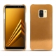 Custodia in pelle Samsung Galaxy A8 (2018) - Or Maïa ( Pantone 871C ) 
