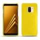 Custodia in pelle Samsung Galaxy A8 (2018) - Jaune fluo