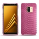 Funda de piel Samsung Galaxy A8 (2018) - Serpent ciclamino