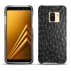 Funda de piel Samsung Galaxy A8 (2018) - Autruche nero