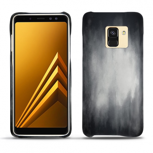 Lederschutzhülle Samsung Galaxy A8 (2018)Gris Patine