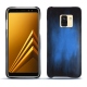 Capa em pele Samsung Galaxy A8 (2018) - Bleu Patine