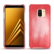 Capa em pele Samsung Galaxy A8 (2018) - Rose Patine