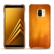 Capa em pele Samsung Galaxy A8 (2018) - Orange Patine