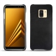 가죽 커버 Samsung Galaxy A8 (2018) - Negre poudro