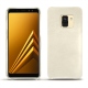 Samsung Galaxy A8 (2018) leather cover - Blanc escumo