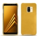 Coque cuir Samsung Galaxy A8 (2018) - Jaune soulèu