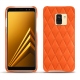 Lederschutzhülle Samsung Galaxy A8 (2018) - Orange fluo - Couture