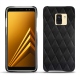 Funda de piel Samsung Galaxy A8 (2018) - Negre poudro - Couture