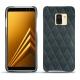 Coque cuir Samsung Galaxy A8 (2018) - Blu marino - Couture