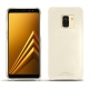 Funda de piel Samsung Galaxy A8 (2018) - Blanc PU