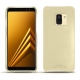 Capa em pele Samsung Galaxy A8 (2018) - Beige PU