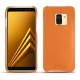 가죽 커버 Samsung Galaxy A8 (2018) - Orange PU