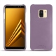 가죽 커버 Samsung Galaxy A8 (2018) - Lilas PU