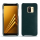 가죽 커버 Samsung Galaxy A8 (2018) - Vert séduisant