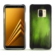 硬质真皮保护套 Samsung Galaxy A8+ (2018) - Vert Patine