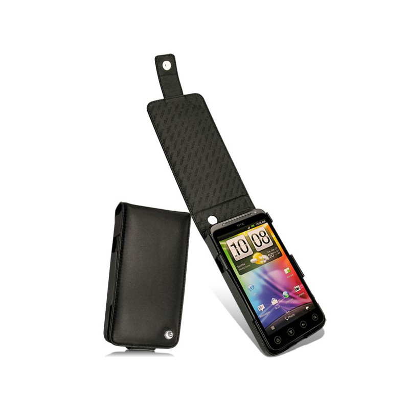 硬质真皮保护套 HTC Evo 3D  - Noir ( Nappa - Black ) 