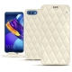Custodia in pelle Huawei Honor View 10 - Blanc - Couture ( Bologna - White ) 
