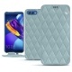 レザーケース Huawei Honor View 10 - Bleu ciel - Couture ( Nappa - Pantone 277C ) 