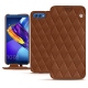 Funda de piel Huawei Honor View 10 - Marron - Couture ( Nappa - Pantone 1615C ) 