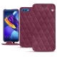 Custodia in pelle Huawei Honor View 10 - Prune vintage - Couture