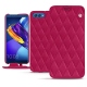 Huawei Honor View 10 leather case - Rose fluo - Couture