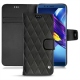 Huawei Honor View 10 leather case - Noir - Couture ( Nappa - Black ) 
