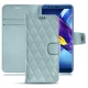 Huawei Honor View 10 leather case - Bleu ciel - Couture ( Nappa - Pantone 277C ) 