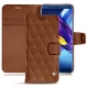 Funda de piel Huawei Honor View 10 - Marron - Couture ( Nappa - Pantone 1615C ) 